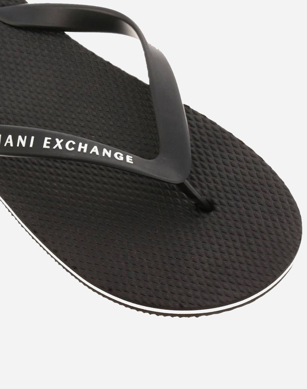 ARMANI EXCHANGE FLIP-FLOPS - Black 