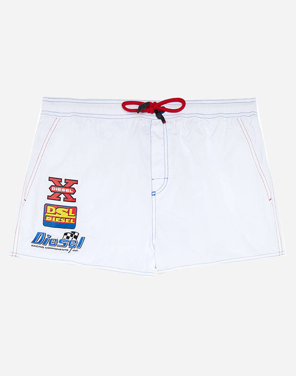 DIESEL BMBX-CAYBAY SHORT CALZONCINI - White | Politikos-shop.gr