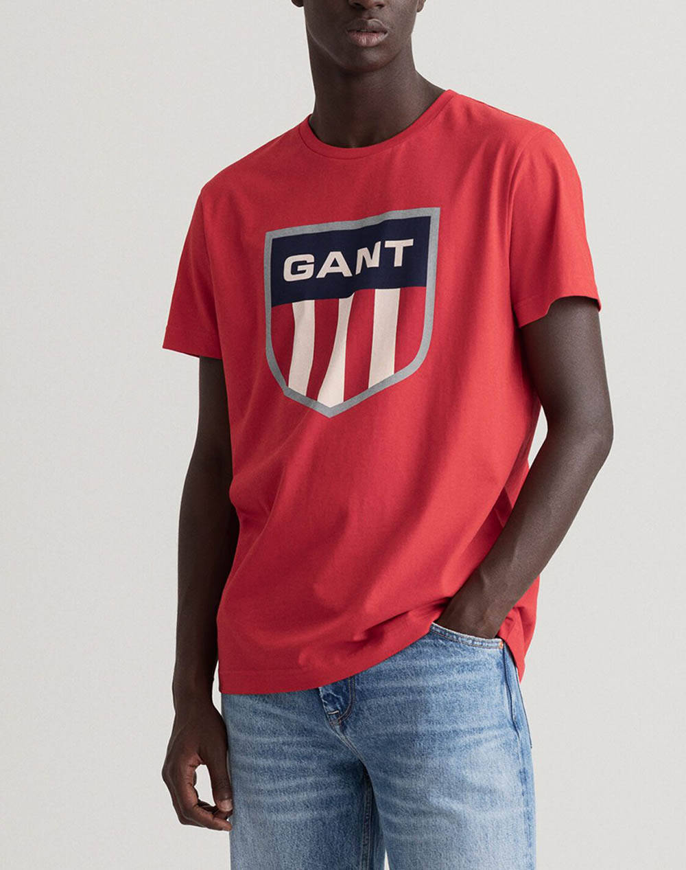 GANT ΚΜD1. RETRO SHIELD SS T-SHIRT 