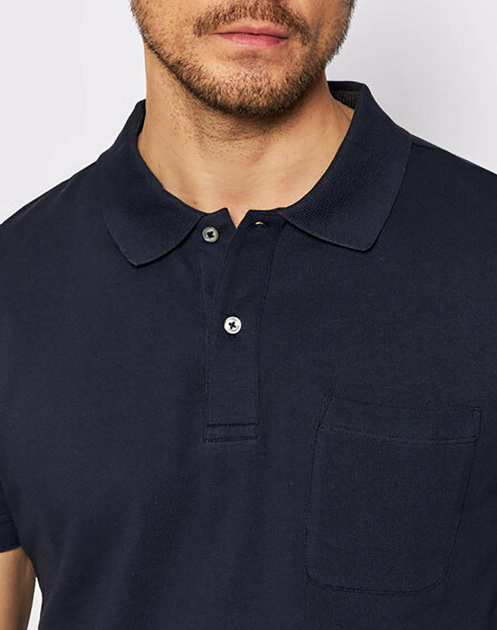 Geox M Sunstainable Polo-Piquet M2510Kt2649-F4386 Navyblue ανδρικά ρούχα μπλούζες Polo Politikos Shop Πολιτικός