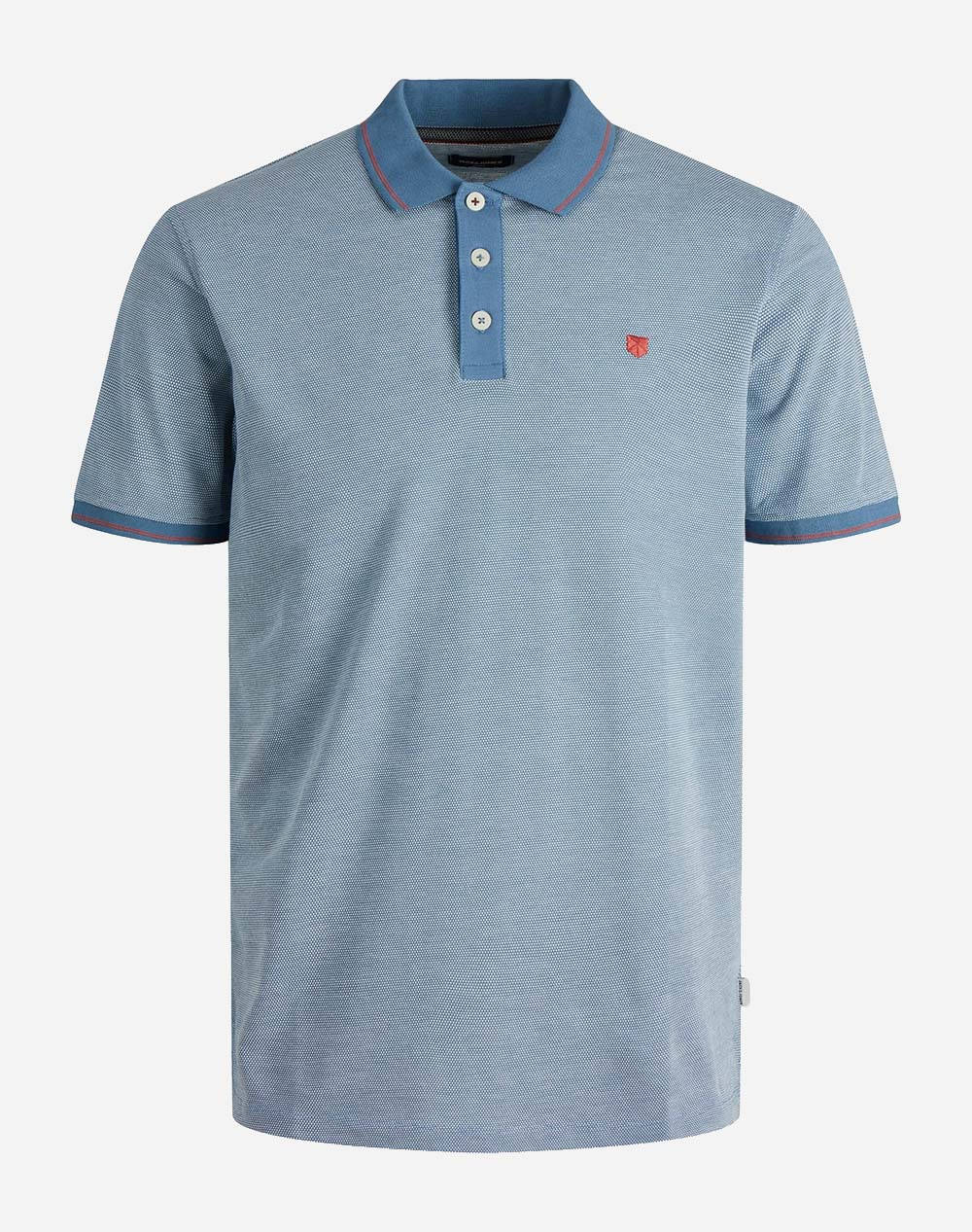 JACK&JONES JPRBLUWIN POLO SS STS 12169064-Mood Indigo Indigo