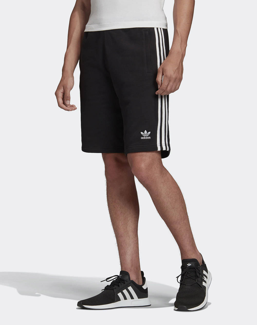 adidas three stripe shorts
