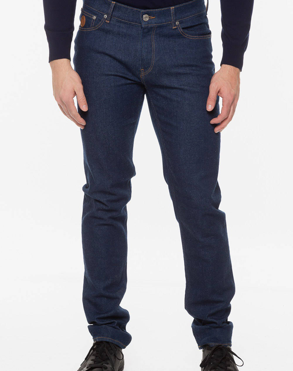 TRUSSARDI 52J00000/1T005751/A/001 5 POCKET DENIM 370 CLOSE SLIM TAPERED FI  MEN''S TROUSERS - NavyBlue | Politikos-shop.gr