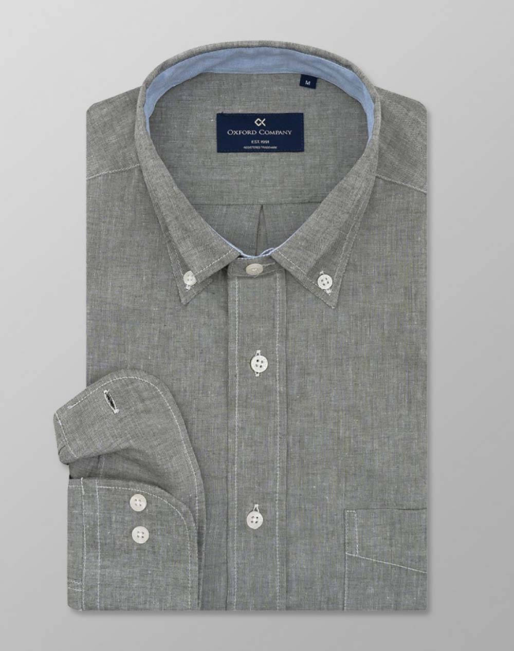 OXFORD COMPANY BUTTON DOWN 70%COTTON-30 
