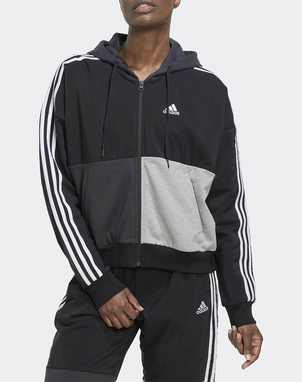 ADIDAS ORIGINAL FLEECE CARDIGAN W CB B FZ HDY