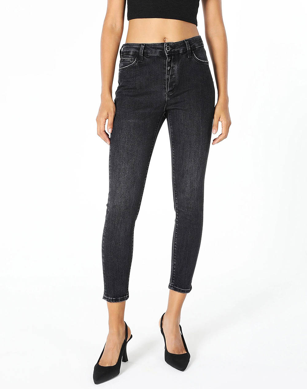 COLINS PANTS W CL1061415-DN40933 DenimBlack