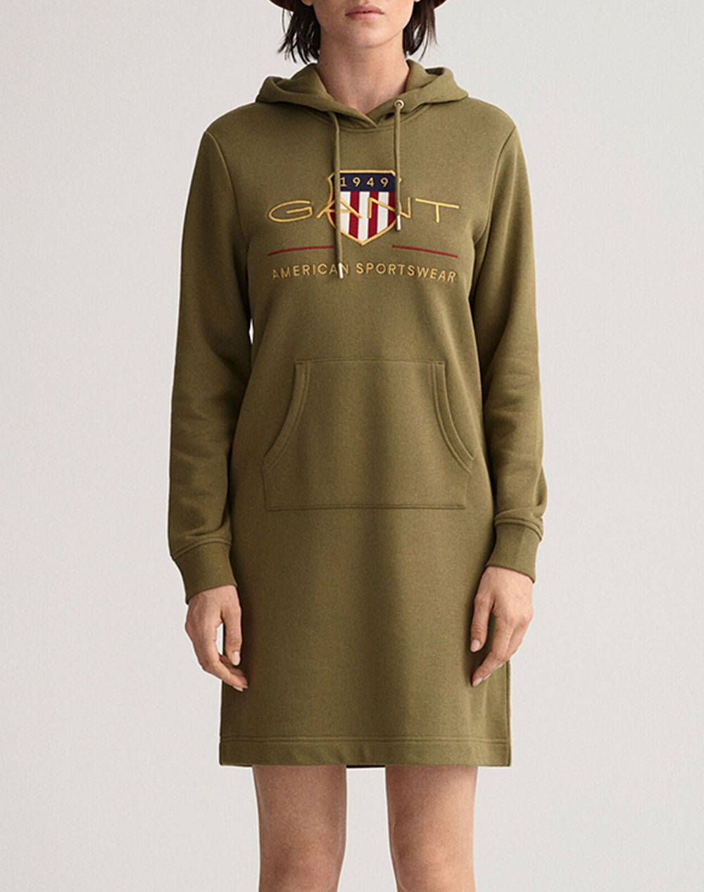 GANT DRESS ARCHIVE SHIELD HOODIE DRESS 