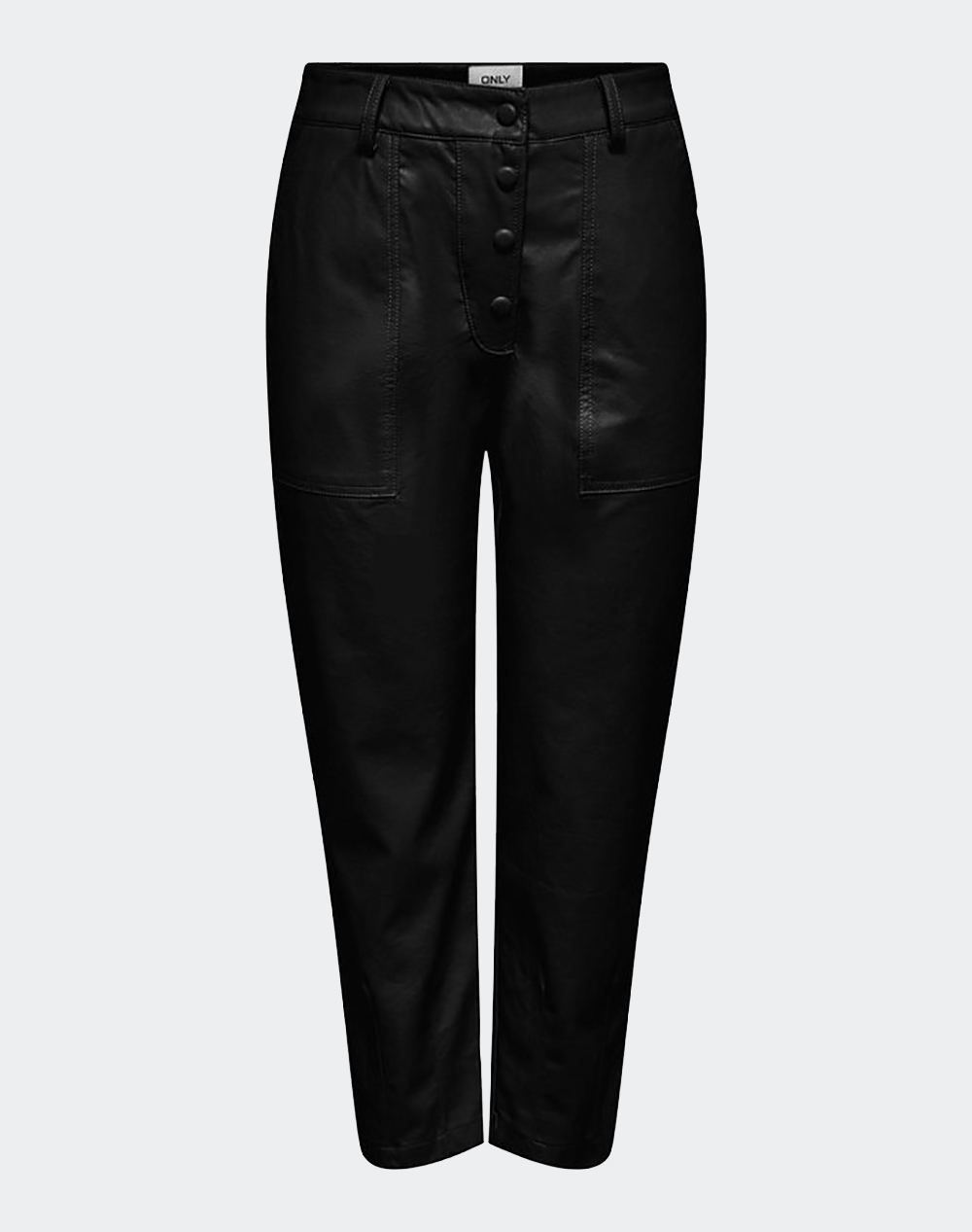 ONLY ΠΑΝΤΕΛΟΝΙ ONLCAMILA HW FAUX LEATHER PANT CC PNT 15263558-BLACK Black 3510AONLY2000039_2813