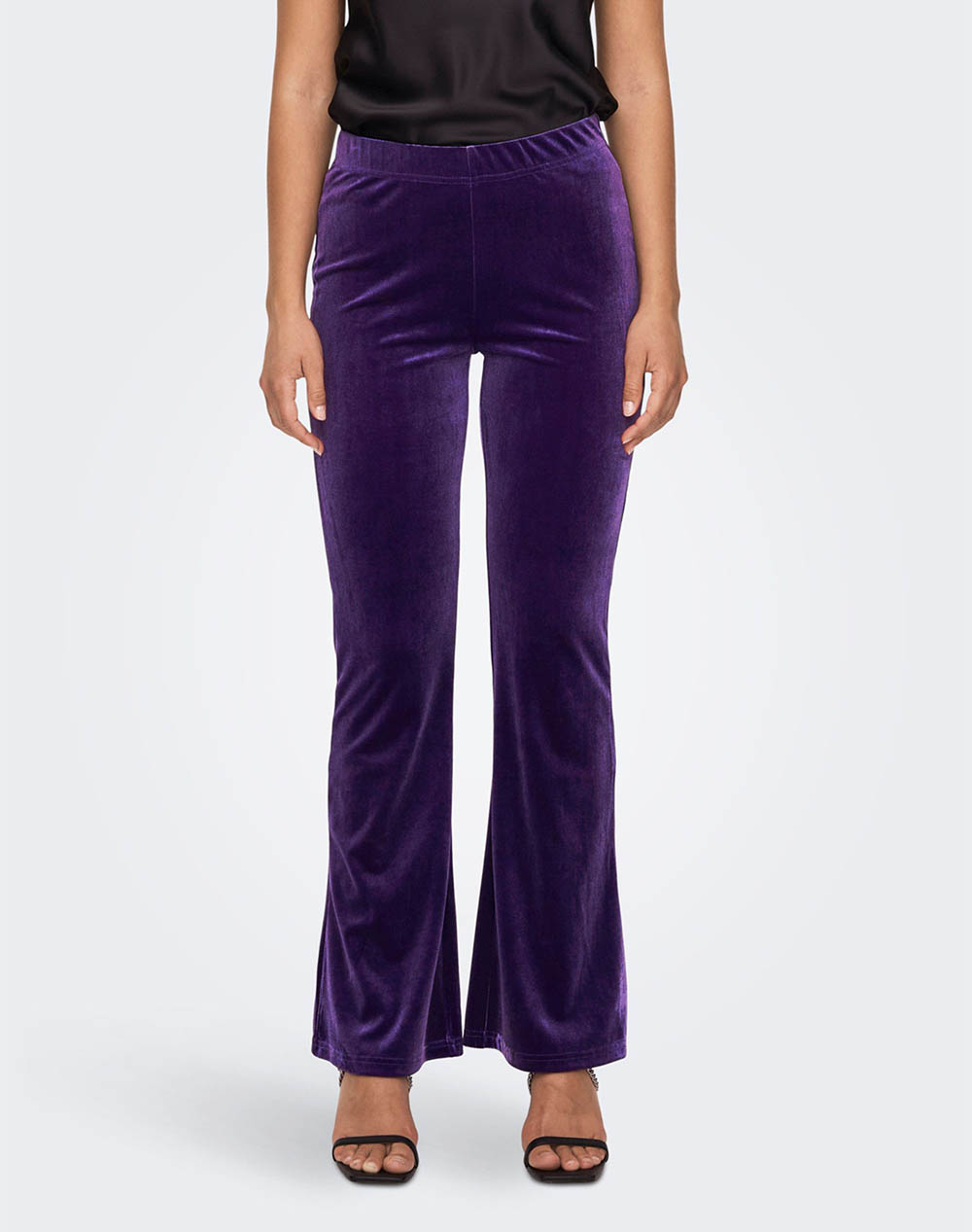 ONLY ONLSMOOTH VELVET PANTS JRS 15277995-Acai Purple 3510AONLY2010109_XR16736