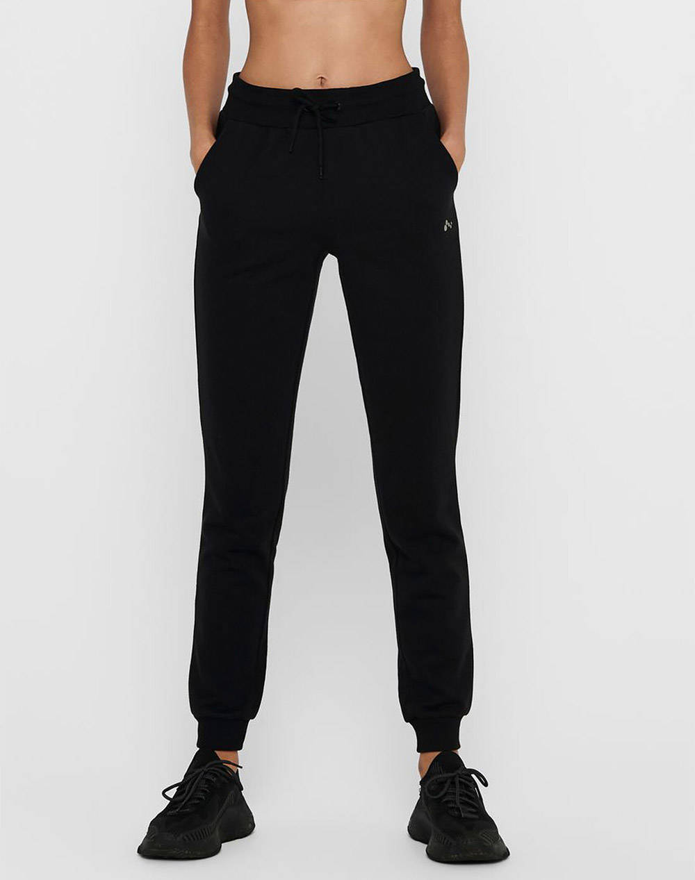 Sweat-Shirt ONLY PLAY Femme - Zip Avant Et Col Montant | 50% Coton 50% Polyester | Style Décontracté