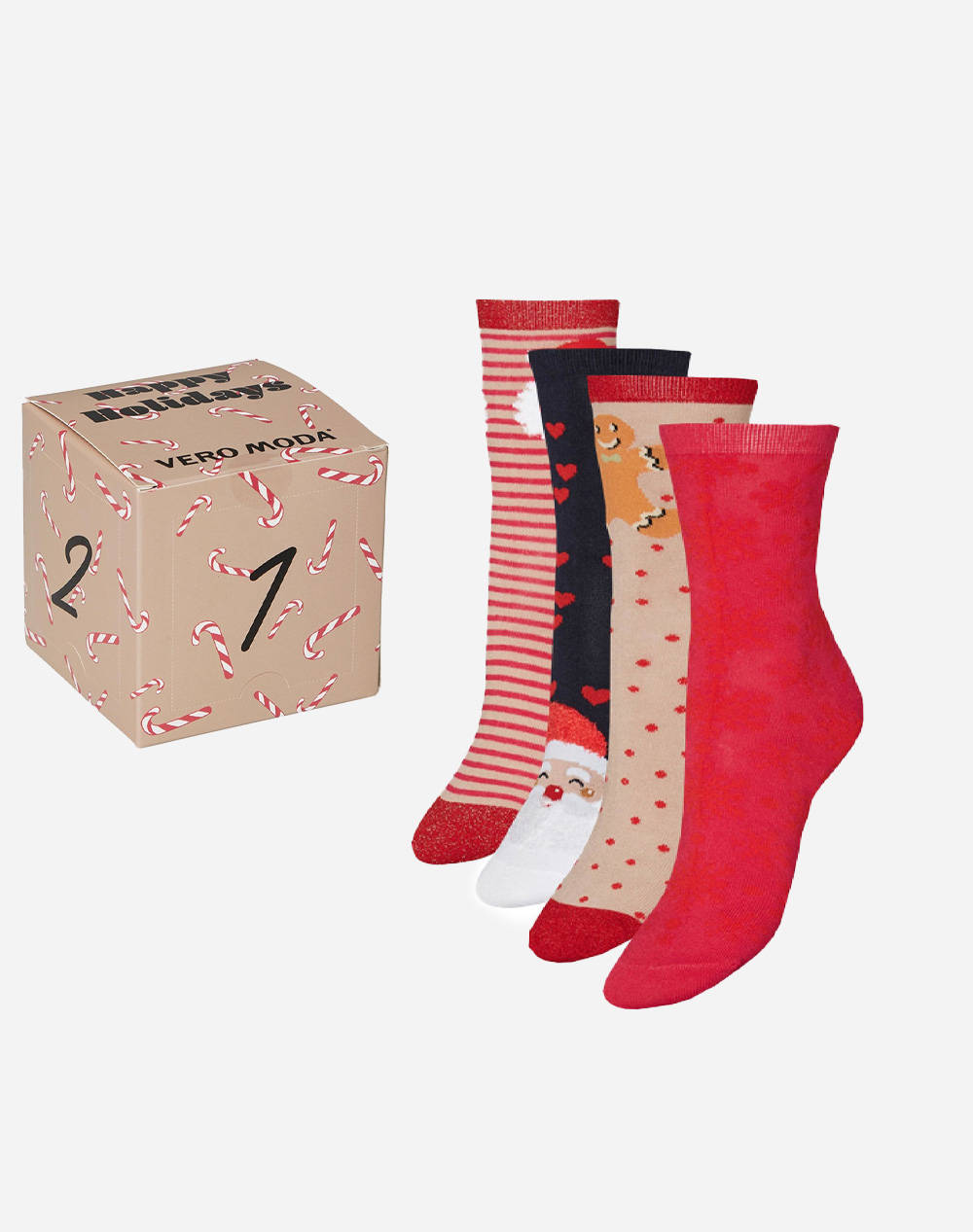 VERO MODA ΚΑΛΤΣΕΣ VMELF SOCKS GIFTBOX 10274034-ROSE DUST Mixed