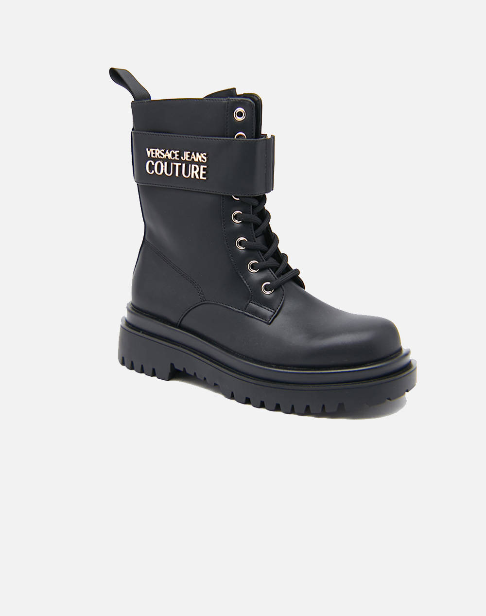 VERSACE JEANS FONDO DREW DIS. 75 H. TACCO 55MM PU ΠΑΠΟΥΤΣΙ ΓΥΝΑΙΚΕΙΟ 73VA3S6471570-899 Black