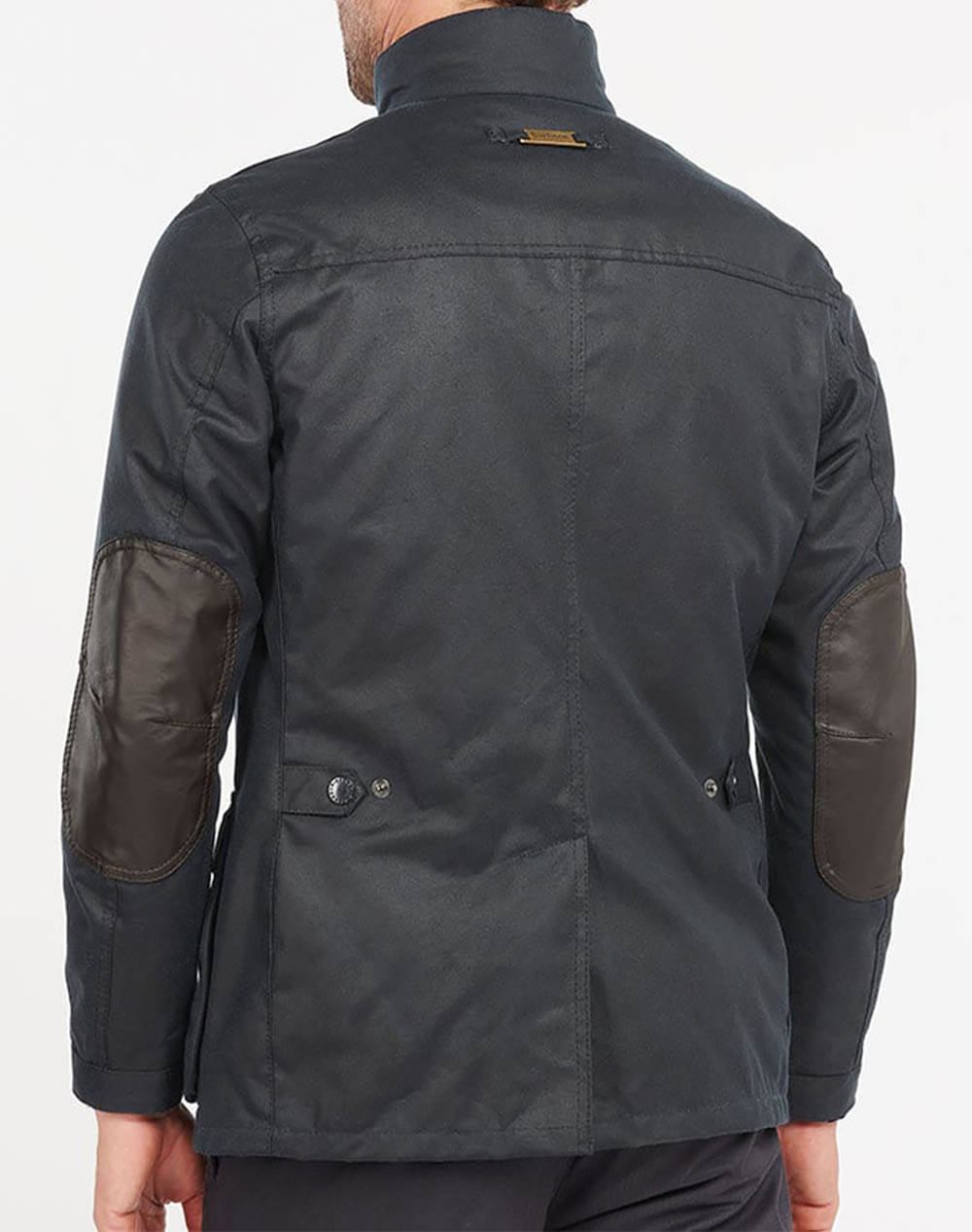 barbour ogston wax jacket navy