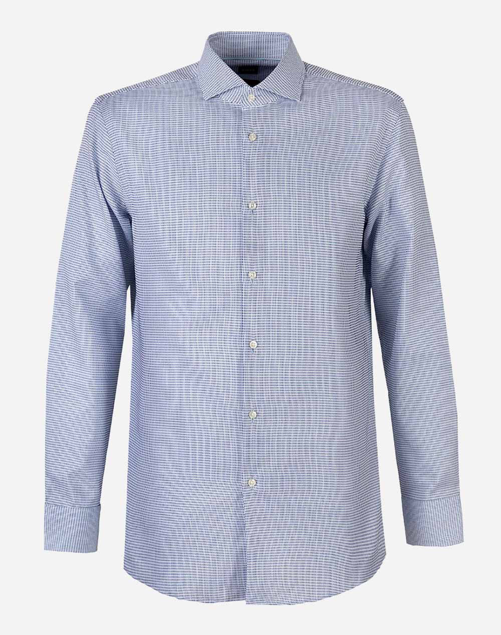 BOSS ΠΟΥΚΑΜΙΣΟ H-HANK-spread-C1-222 50478682-450 LightBlue