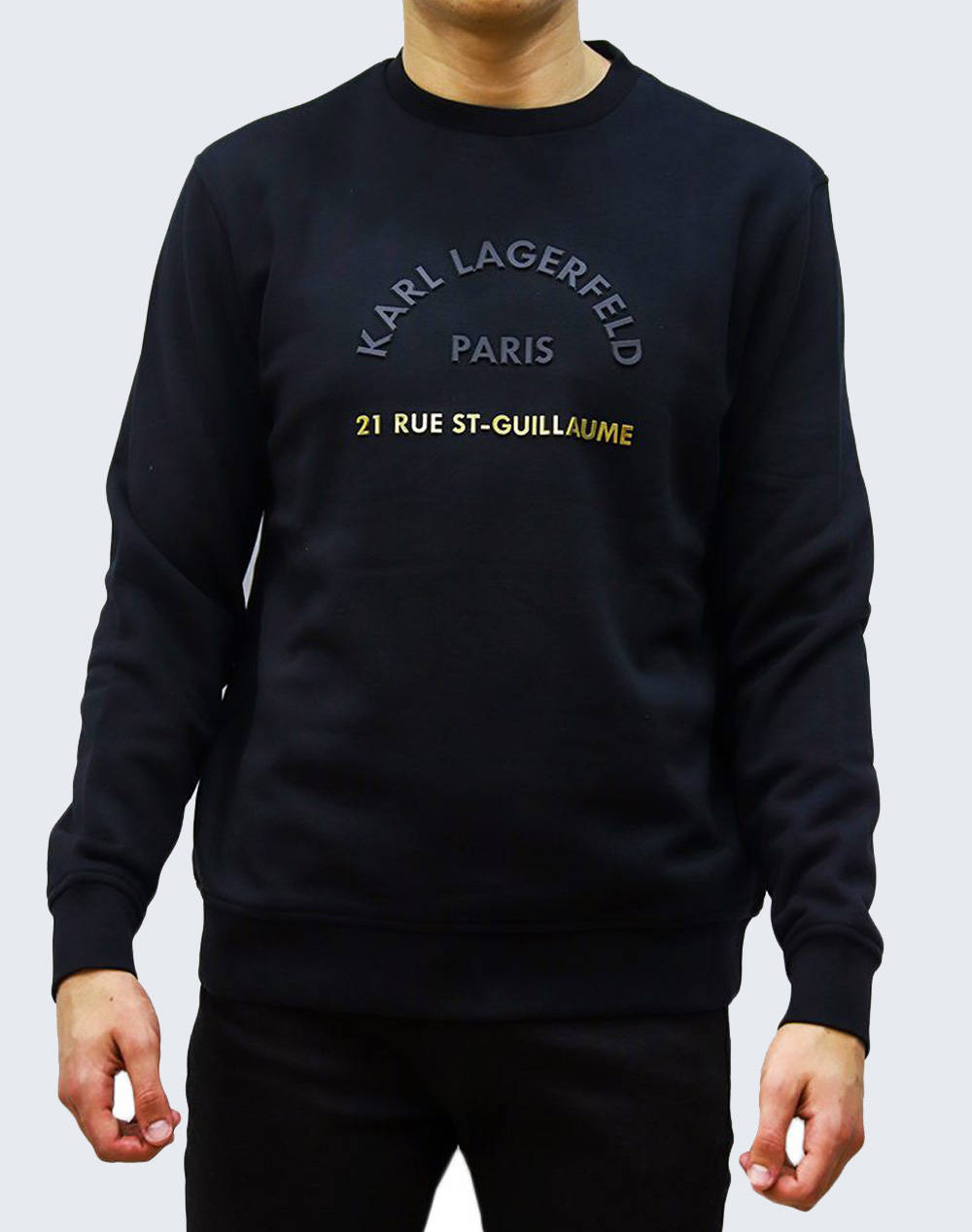 KARL LAGERFELD SWEAT CREWNECK - Black 