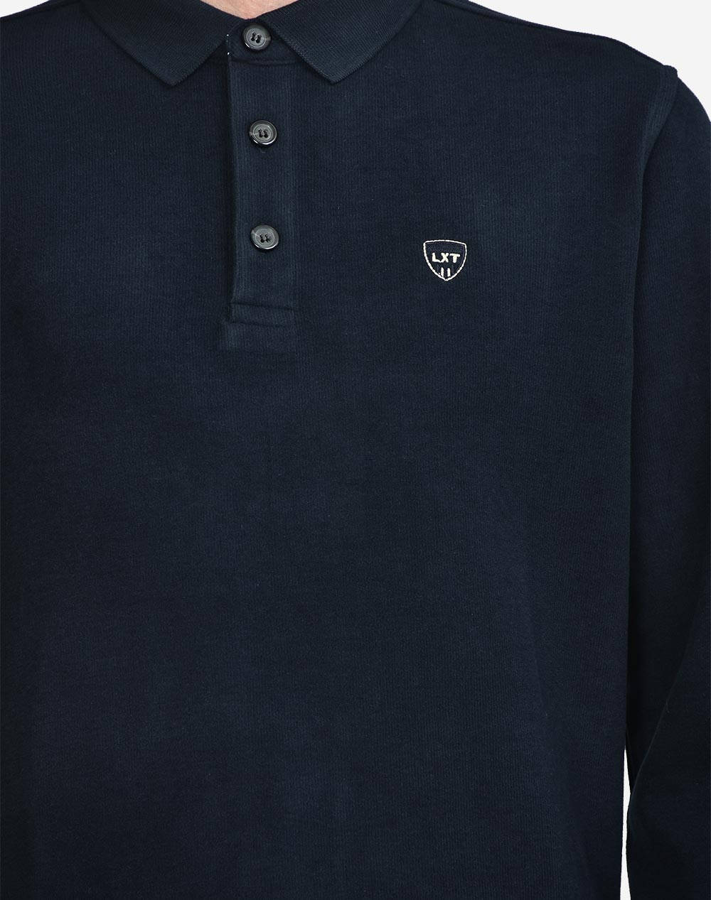 LEXTON ΜΠΛΟΥΖΑ POLO 13.30.TOMMY SOLID-NAVY BLUE DarkBlue φωτογραφία
