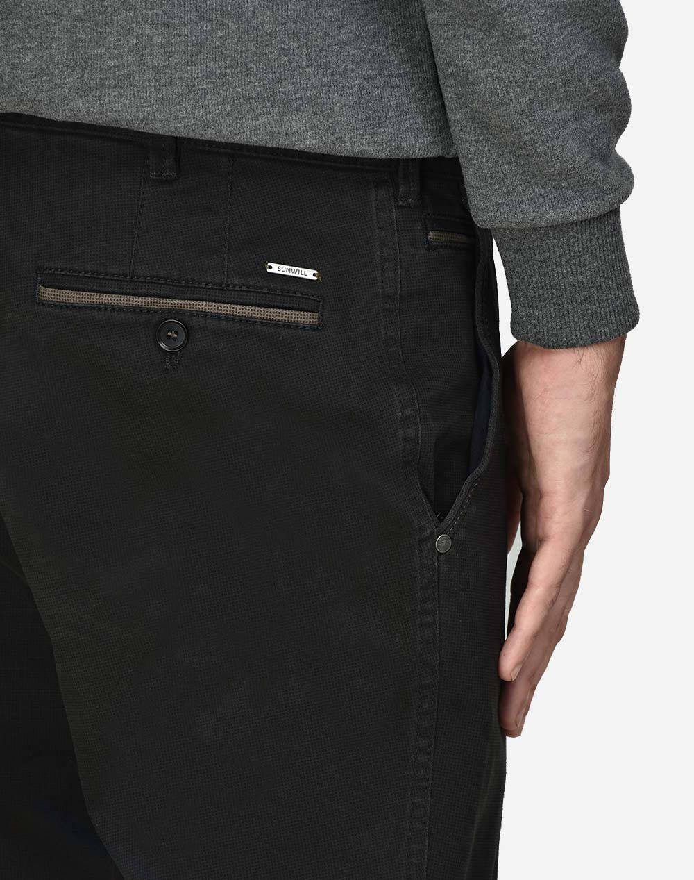 SUNWILL CHIN O TROUSERS 13169-8008-135 Black φωτογραφία