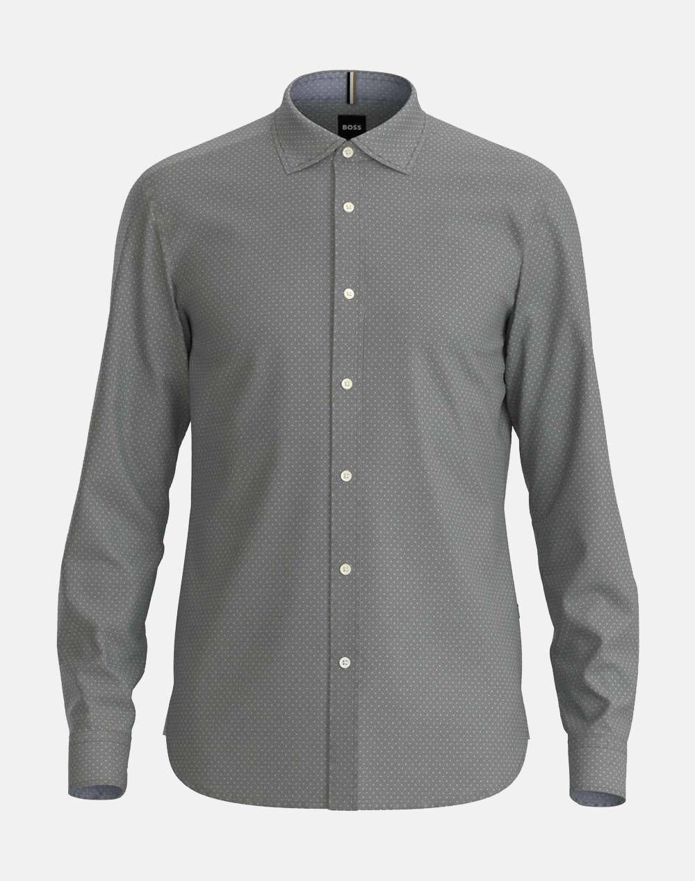 BOSS ΠΟΥΚΑΜΙΣΟ Rey_17 50477843-404 DarkGray