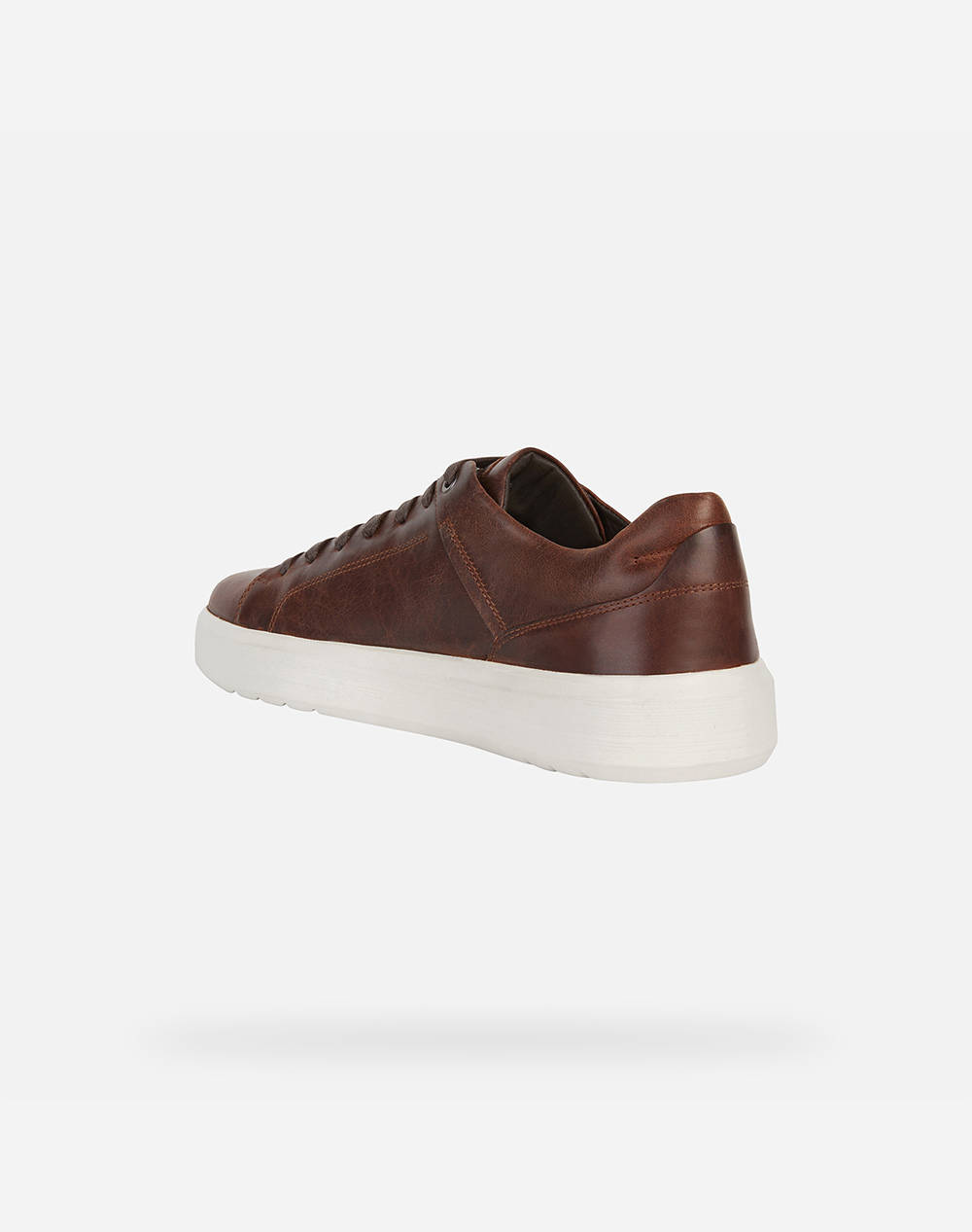 Geox U Velletri A - Pull Up Lea U26Eaa000Ffc0013-C0013 Darkbrown ανδρικά παπούτσια Sneakers Politikos Shop Πολιτικός