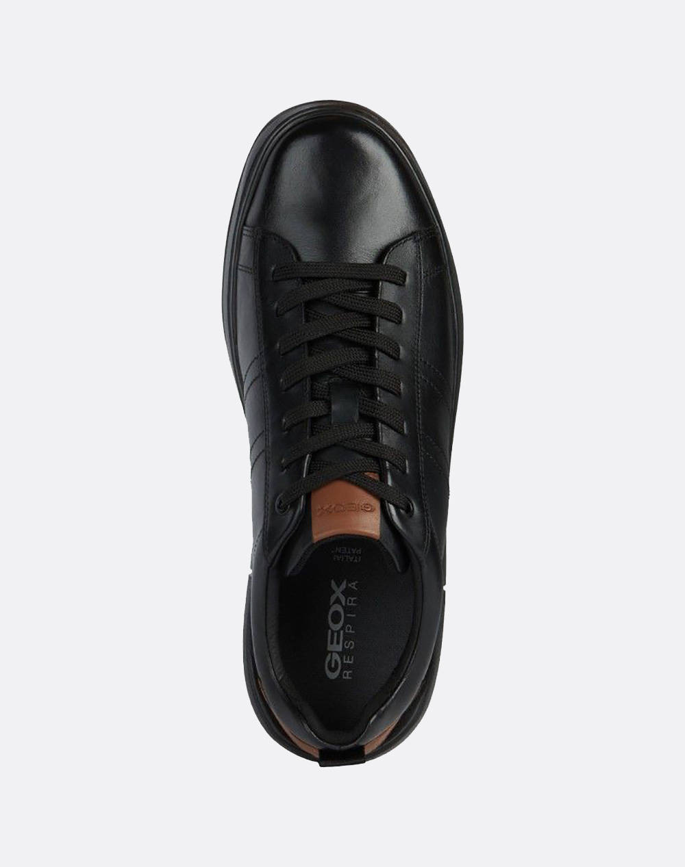 Geox U Levico A - Nappa U26F2A00085C9999-C9999 Black ανδρικά παπούτσια Sneakers Politikos Shop Πολιτικός