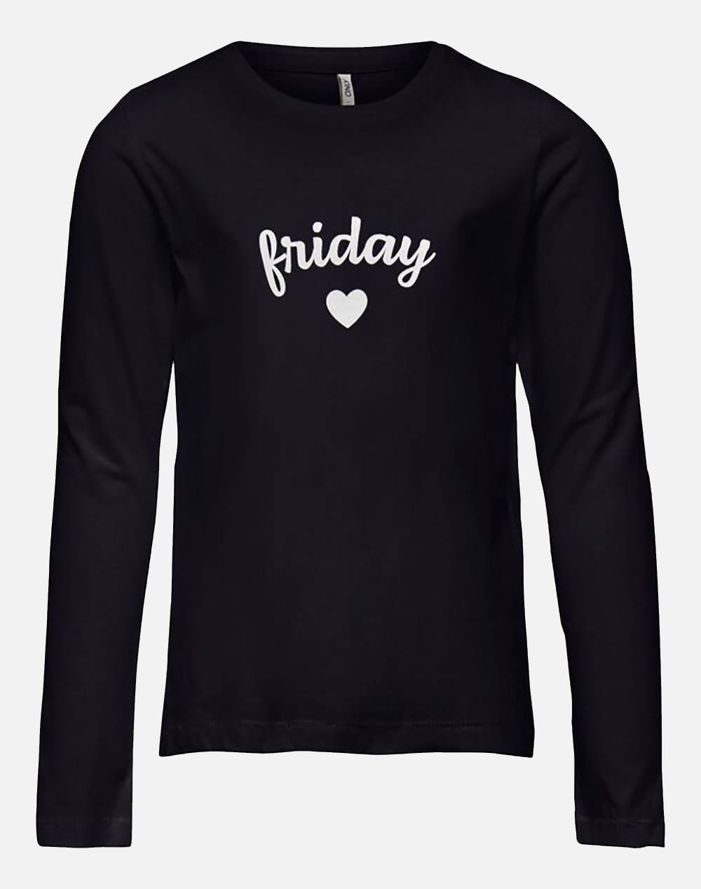 ONLY ΜΠΛΟΥΖΑ KOGWEEKDAY REG L/S FIGURE TOP BOX JRS 15271348-BLACK Black