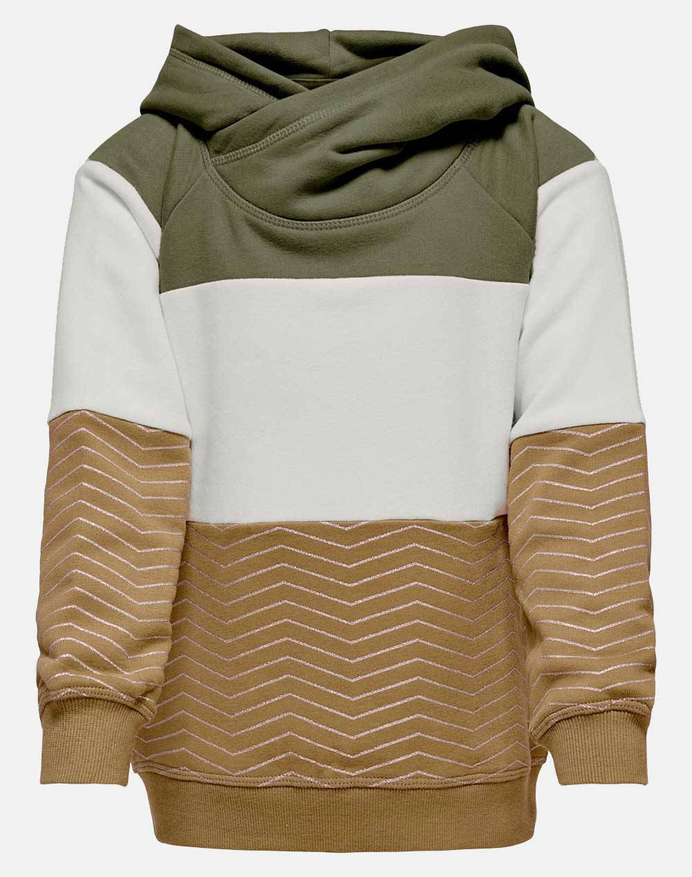 ONLY ΜΠΛΟΥΖΑ ΦΟΥΤΕΡ ΠΑΙΔΙΚΟ KOGMADISON L/S HOODIE SWT 15256178-Kalamata Multi