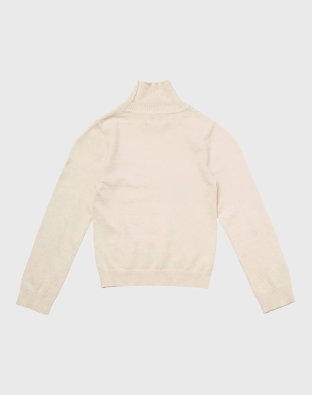 VERO MODA VMHAPPINESS LS ROLLNECK BLOUS GA BO GIRL 10279456-Birch Ecru φωτογραφία