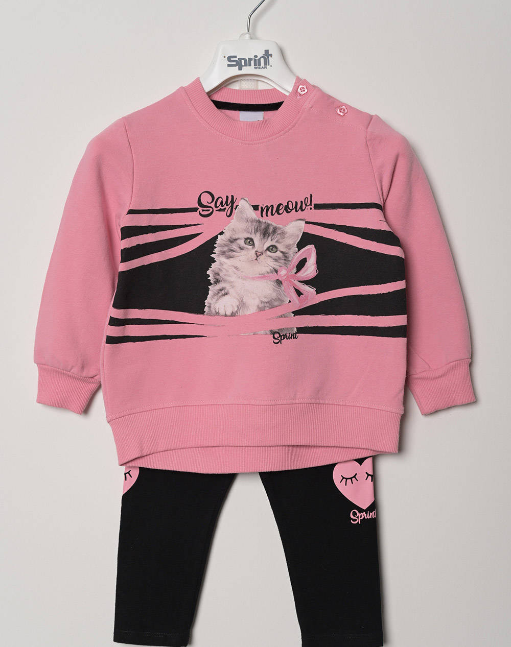 SPRINT SET BABY GIRL 221-2032-S800 Pink
