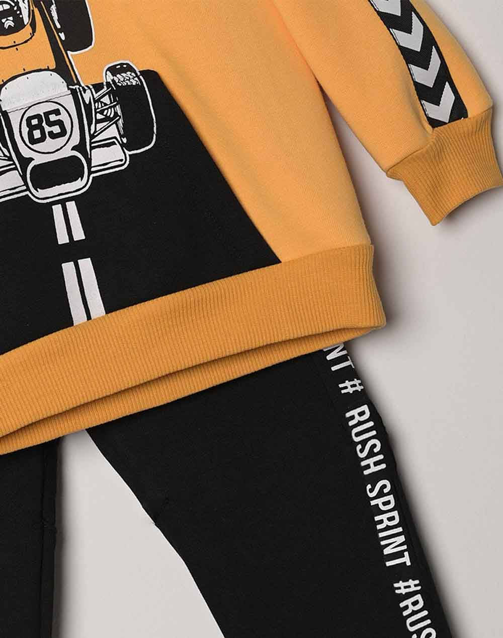 SPRINT SET BABY BOY 221-1057-S603 Mustard φωτογραφία