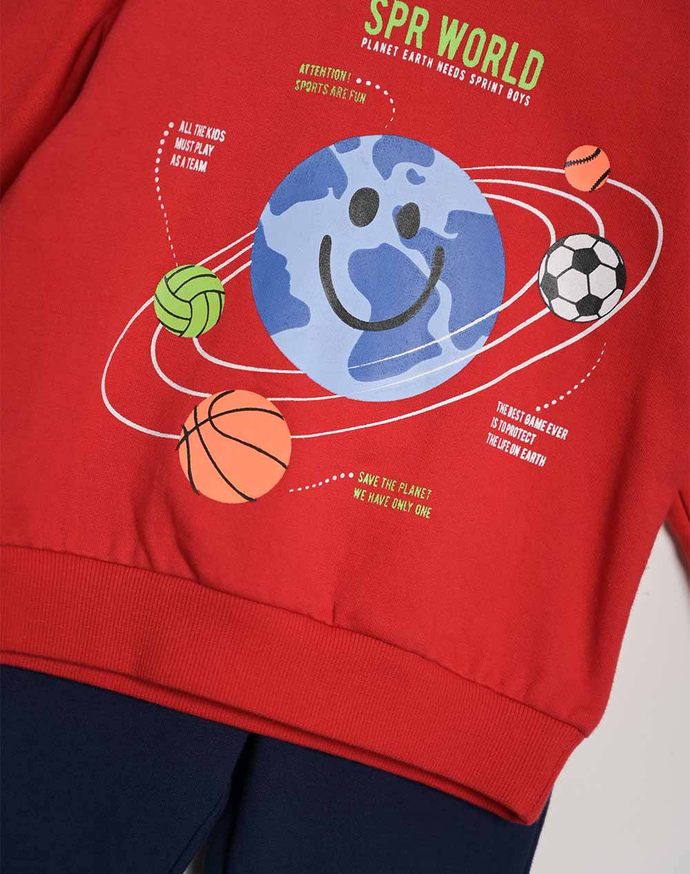 SPRINT SET BABY BOY 221-1027-S400 Red φωτογραφία