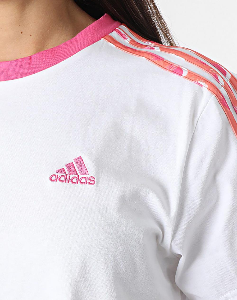 ADIDAS TOP W 3S CR TOP - White