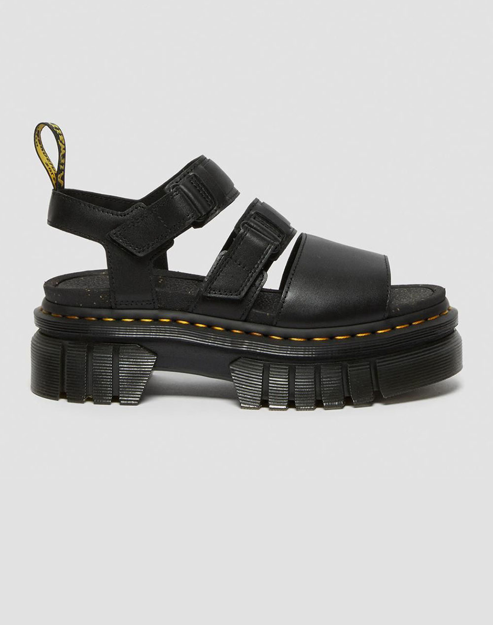 DR.MARTENS Ricki 3-strap sandal Nappa Lux 27405001-0071 Black