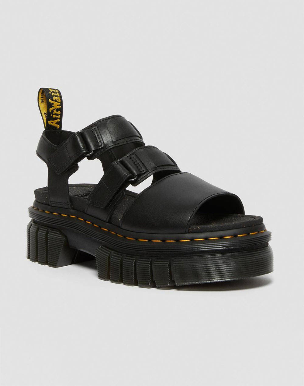 DR.MARTENS Ricki 3-strap sandal Nappa Lux 27405001-0071 Black φωτογραφία