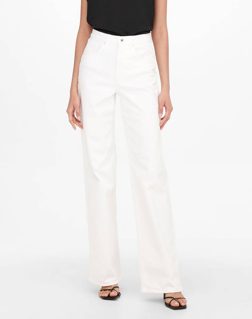 ONLY ONLJUICY HW WIDE LEG REA365 NOOS 15234743-WHT White