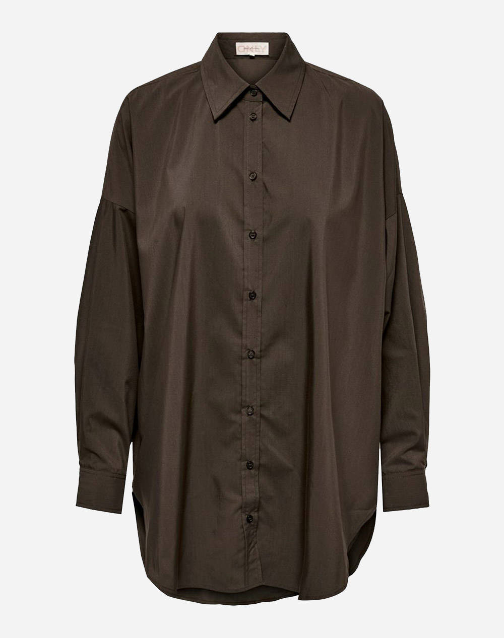 ONLY ΠΟΥΚΑΜΙΣΟ ONLTIM LS LOOSE SHIRT WVN 15271026-Delicioso DarkBrown