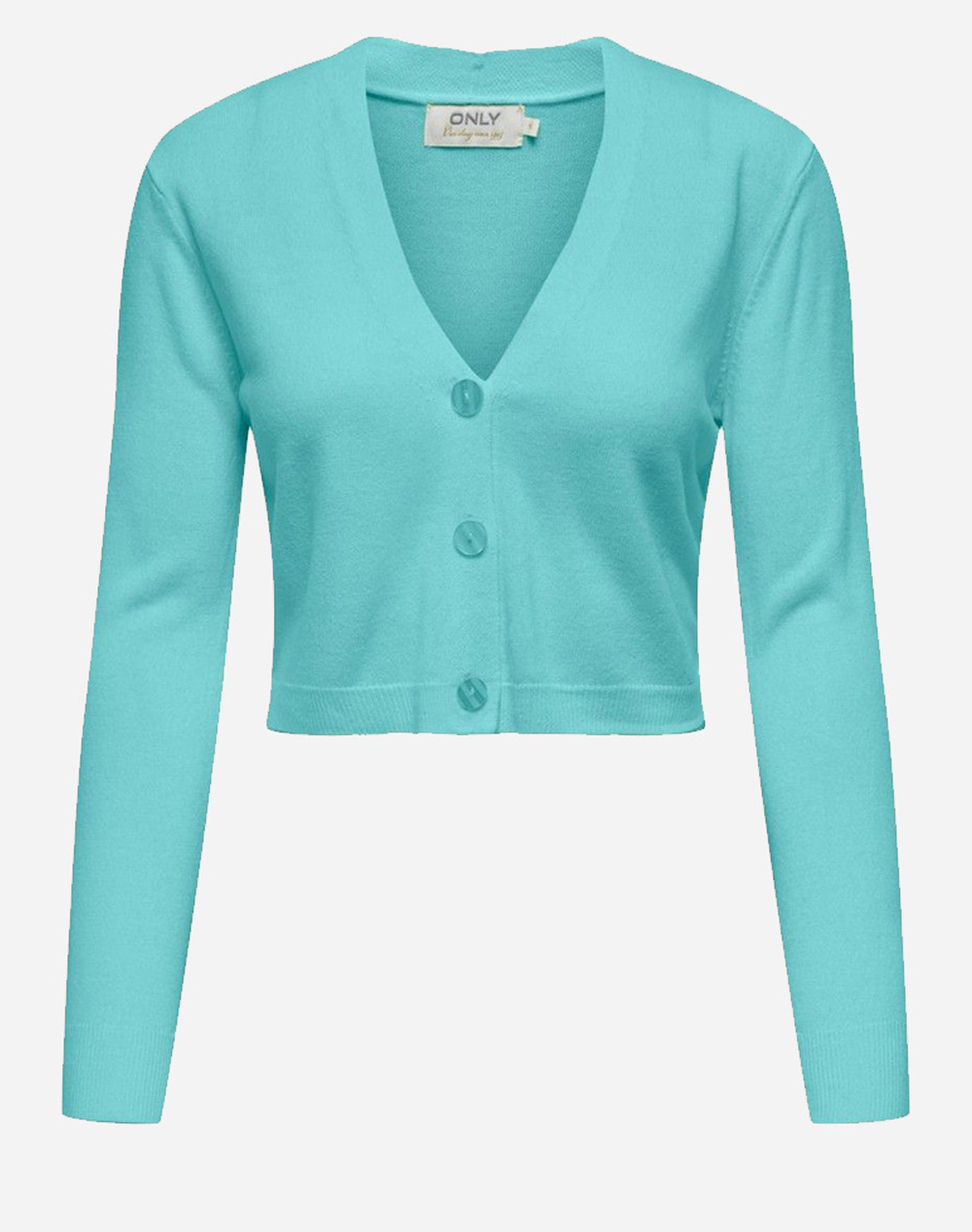 ONLY ONLSUNNY LS SHORT V-NECK CARDIGAN CC KNT 15281420-Baltic Cyan 3610AONLY3400182_XR20501