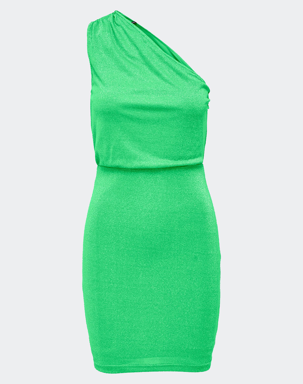 ONLY ONLDEBBIE ONE SHOULDER GLITTER DRESS JRS 15289467-Summer Green Green