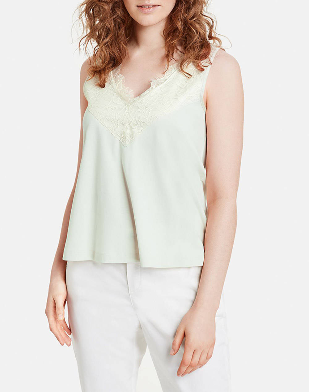 TAIFUN TAIFUN TOP JERSEY 371366-16132-09450 Ecru