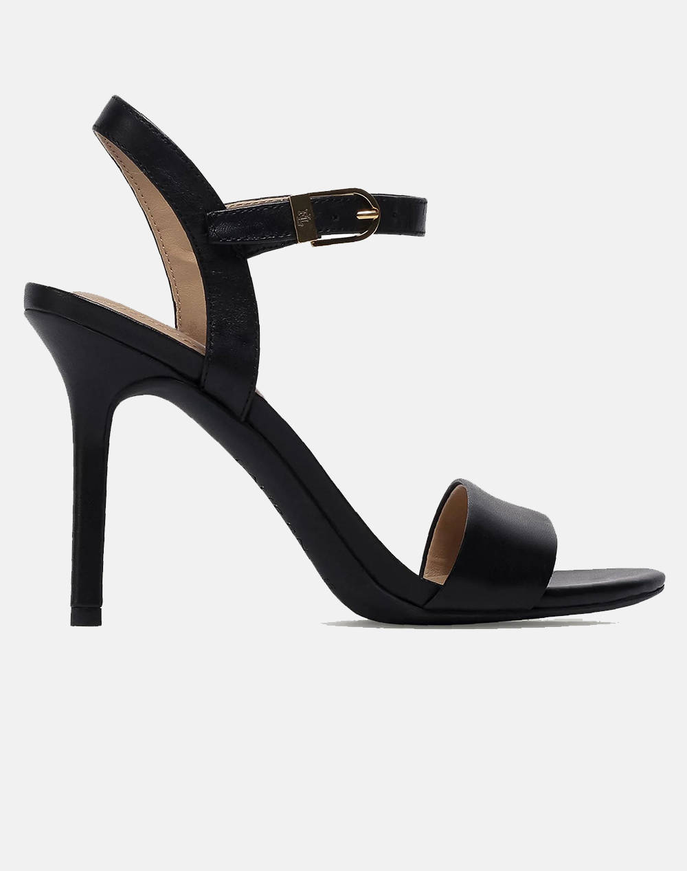 RALPH LAUREN ΥΠΟΔΗΜΑ ΓΥΝΑΙΚΕΙΟ GWEN-SANDALS-DRESS ( Ύψος τακουνιού: 9 εκ )  - Black | Politikos-shop.gr