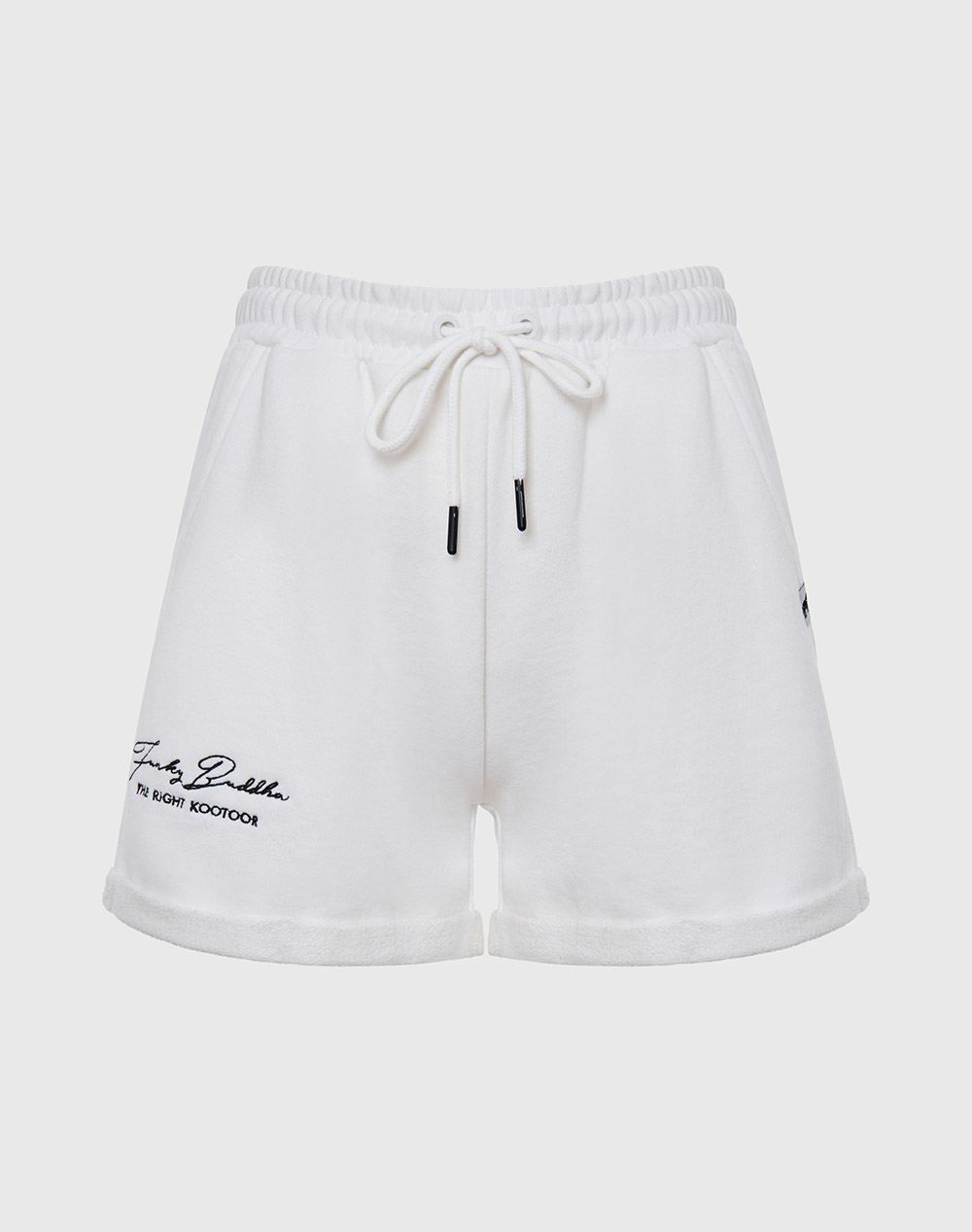 Jogger shorts with Funky Buddha embroidery