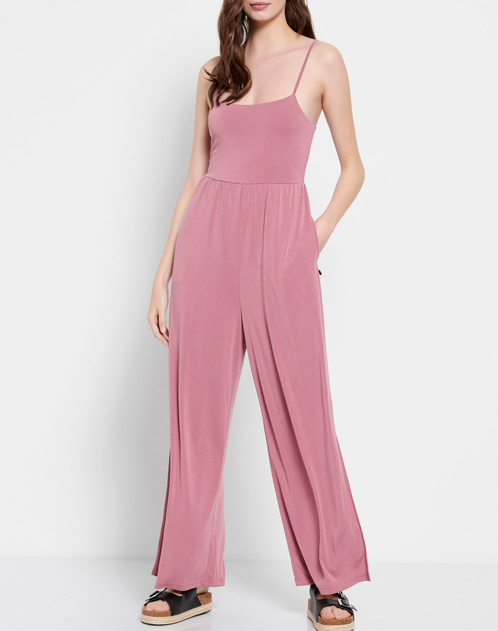 Womens jumpsuit with side pockets