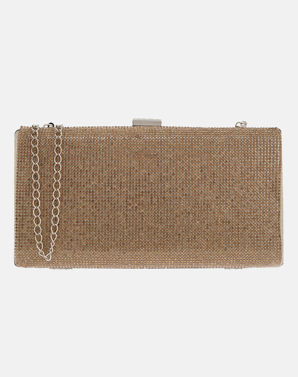 EXE CLUTCH (Διαστάσεις: 22 x 12 x 3 εκ.) Q639W0819Z36-Z36 Gold