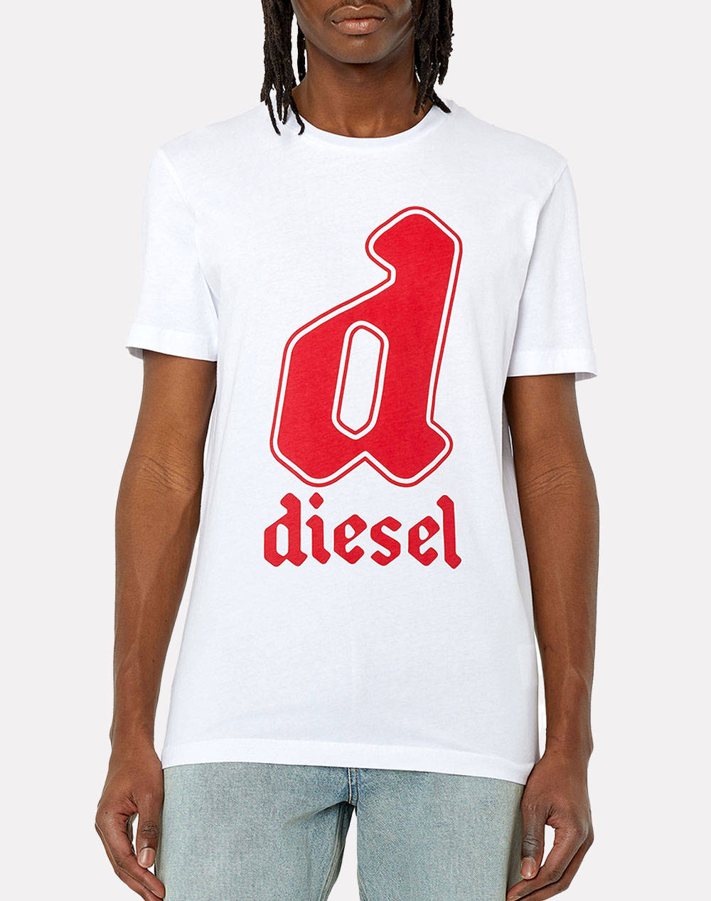 DIESEL ΜΠΛΟΥΖΑ T-DIEGOR-K54 T-SHIRT A086810GRAI-100 White