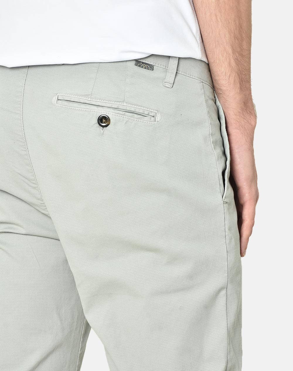 Four Ten Chino T910123080-00050 Gray ανδρικά ρούχα παντελόνια Chinos Politikos Shop Πολιτικός