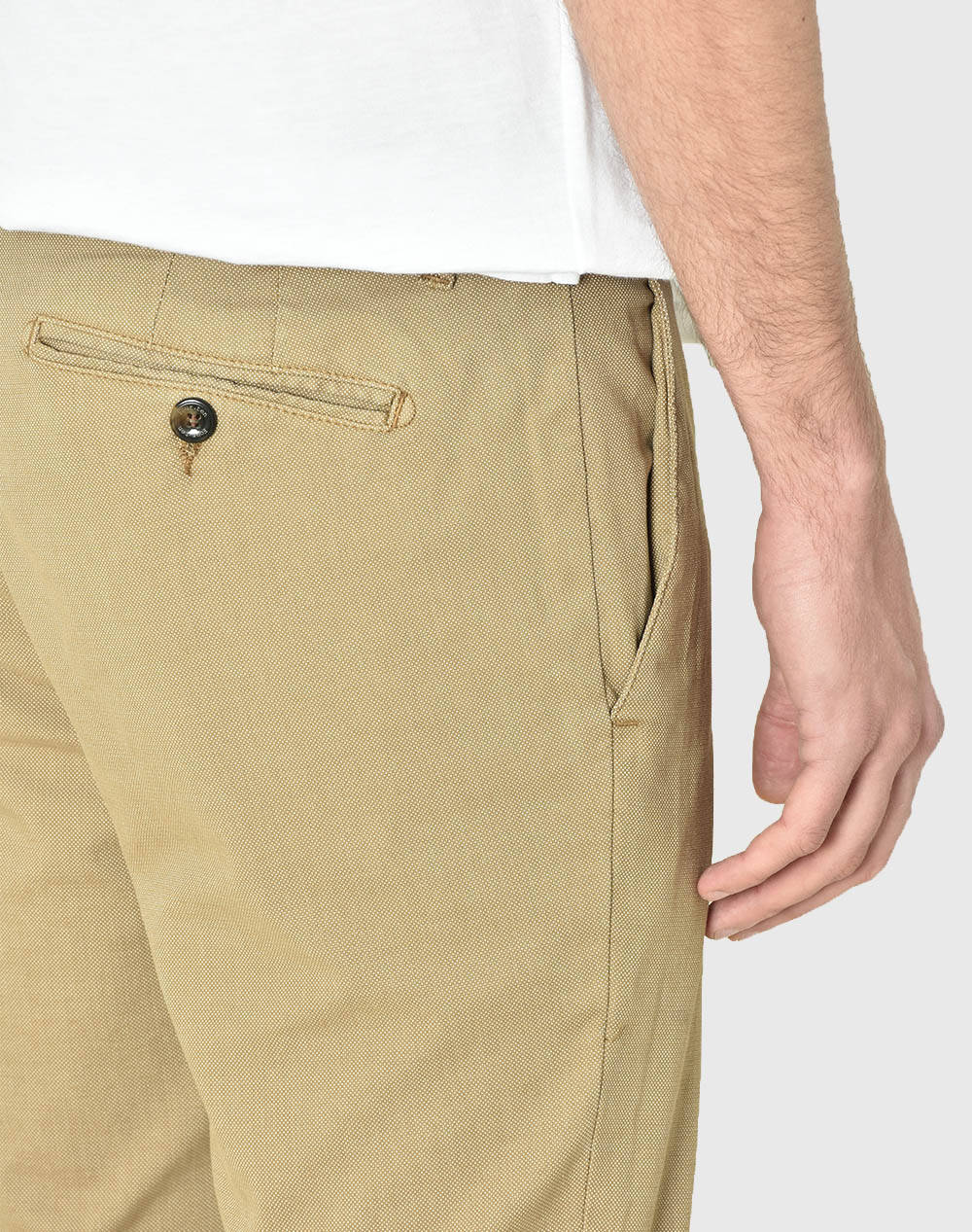 FOUR TEN CHINO PANTS T910123055-00073 Biege φωτογραφία