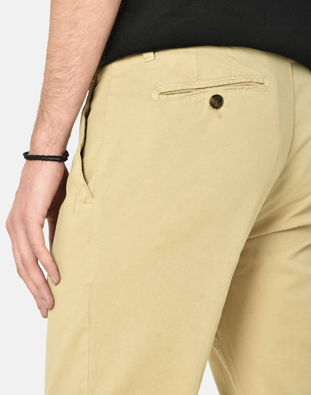 Four Ten Chino T910123190-00033 Biege ανδρικά ρούχα παντελόνια Chinos Politikos Shop Πολιτικός