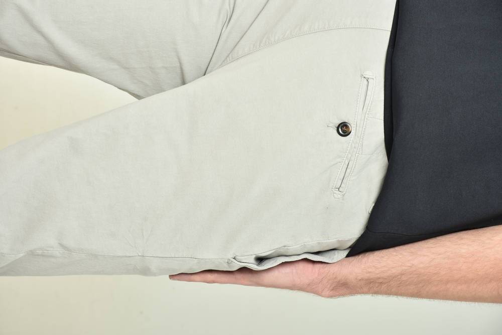 Four Ten Chino T910123190-00050 Gray ανδρικά ρούχα παντελόνια Chinos Politikos Shop Πολιτικός