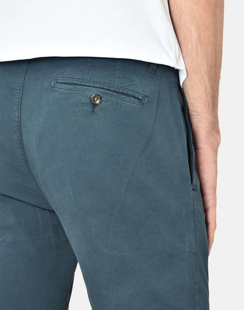 Four Ten Chino T910123190-00091 Navyblue ανδρικά ρούχα παντελόνια Chinos Politikos Shop Πολιτικός