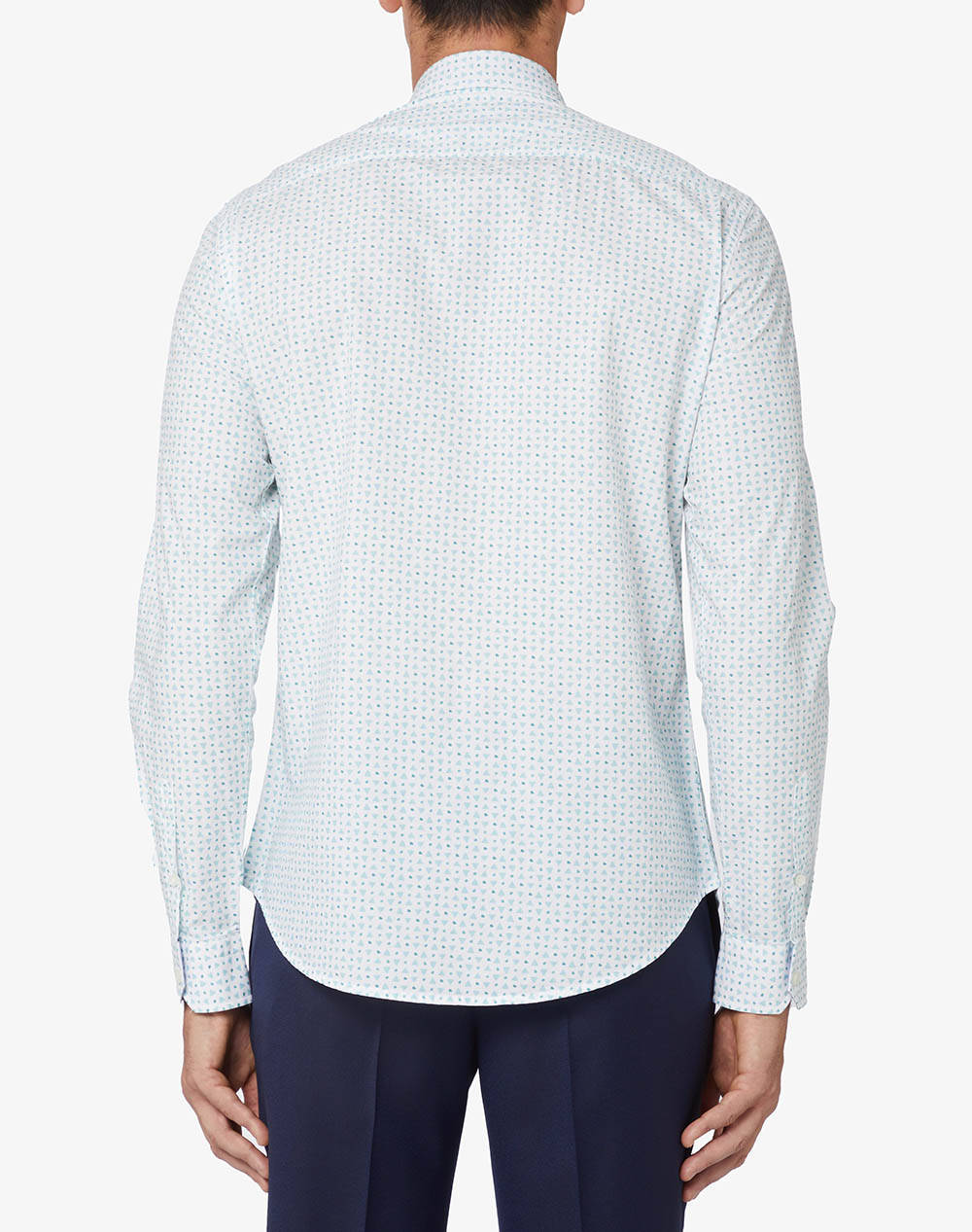 HARMONT & BLAINE CAMICIA UOMO IN COTONE CNJ026012384I-633 Turquoise φωτογραφία