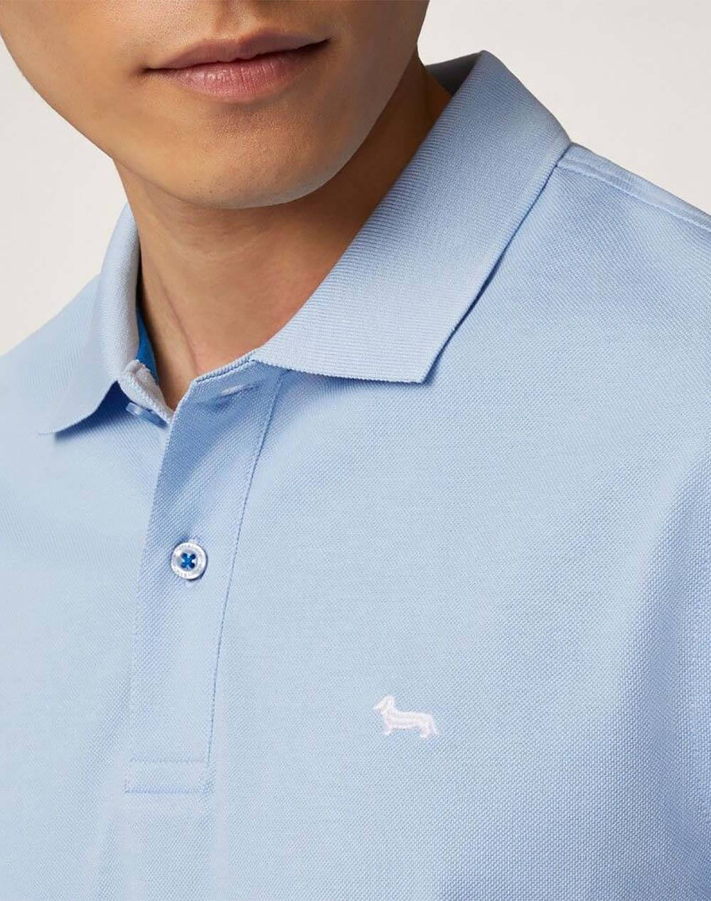 HARMONT & BLAINE POLO UOMO COTONE LRJ030021148-808 LightBlue φωτογραφία